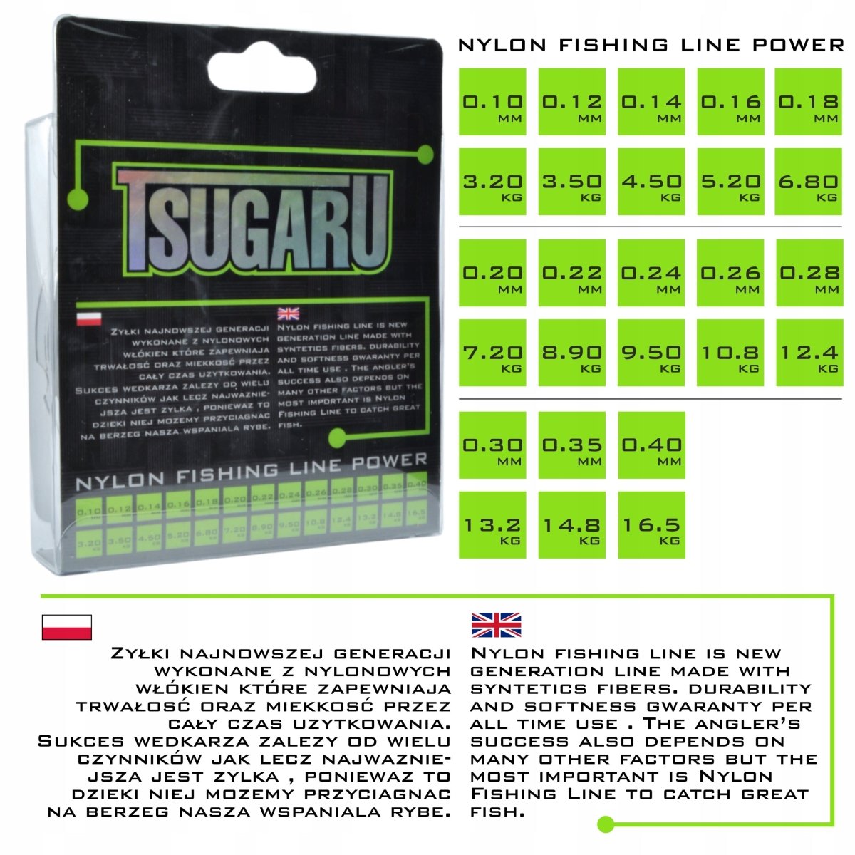 Hokkaido Tsugaru monofiilne kalastusnöör 0,30mm, 150m, 13kg, värvitu - Ostuklikk