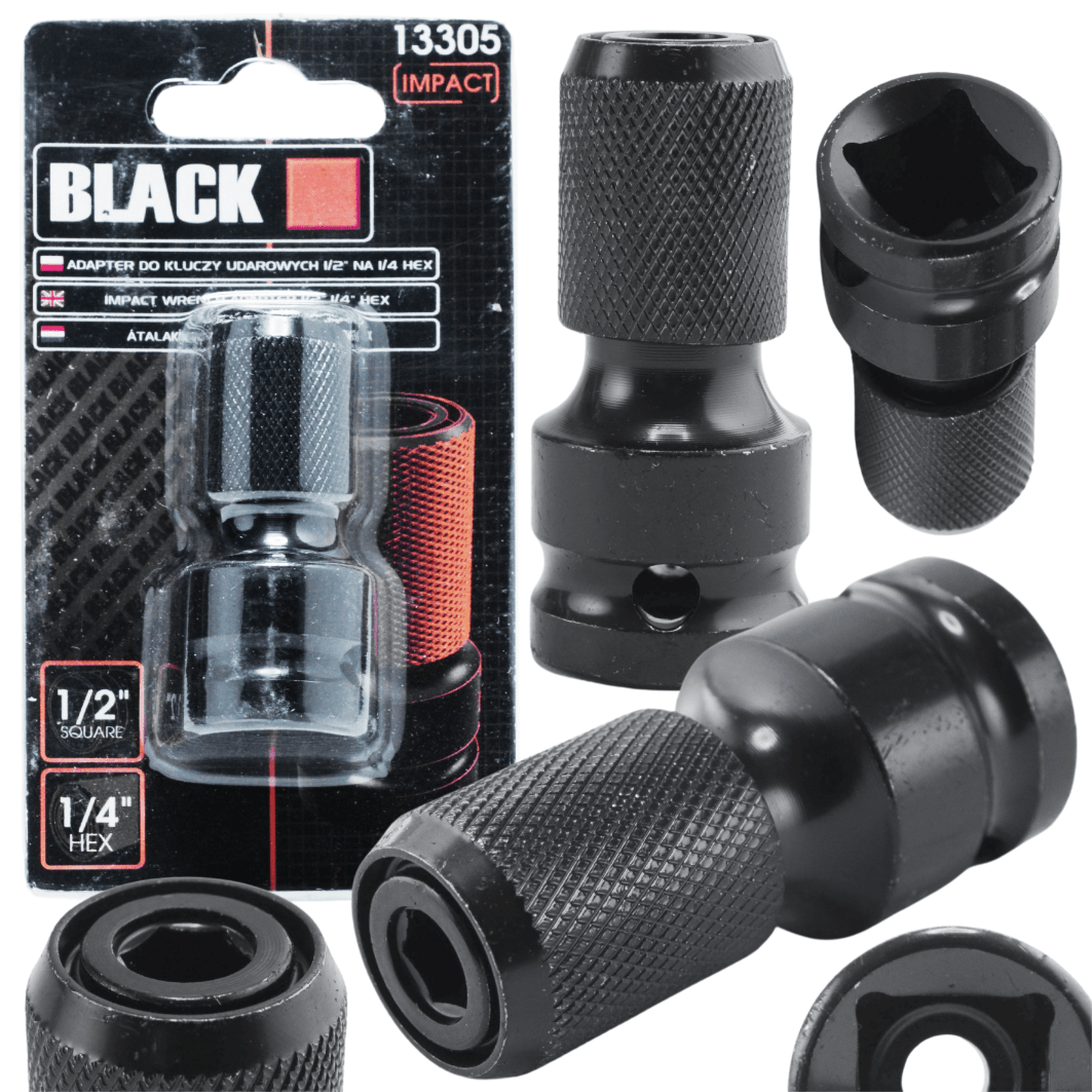 Löökadapter 1/2" - > 1/4" KUUSKANT – Black - Ostuklikk