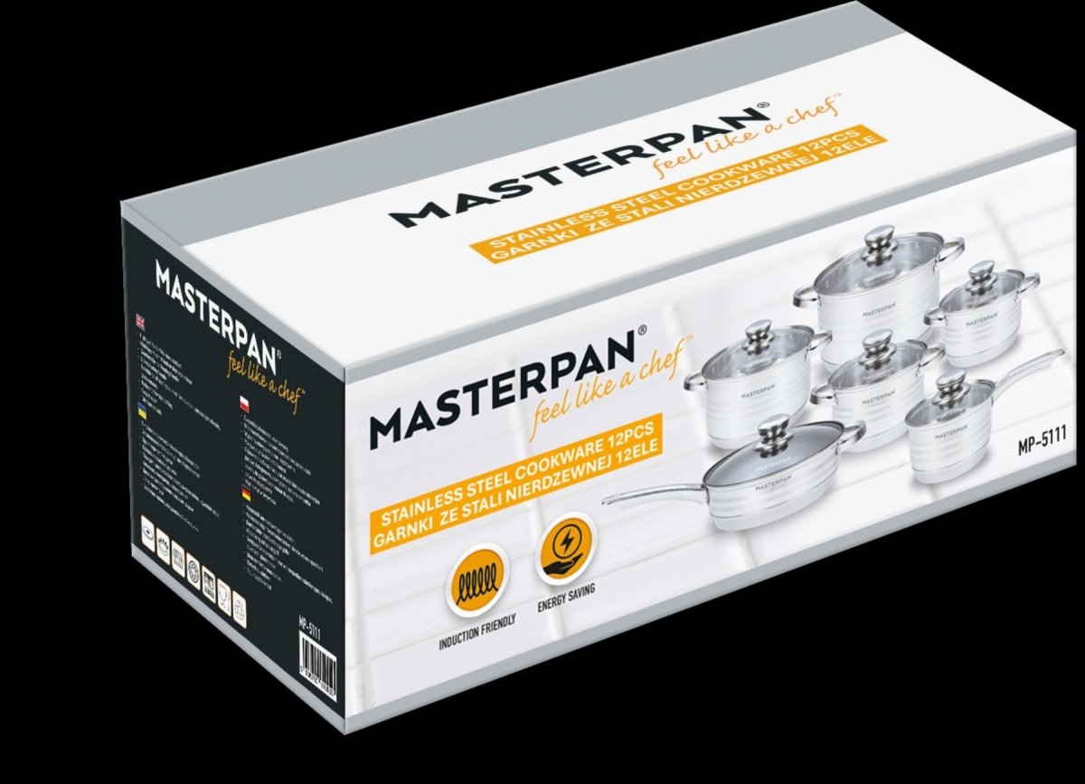 Masterpan 12 - osaline potikomplekt kaantega – kõik vajalik ühes komplektis - Ostuklikk