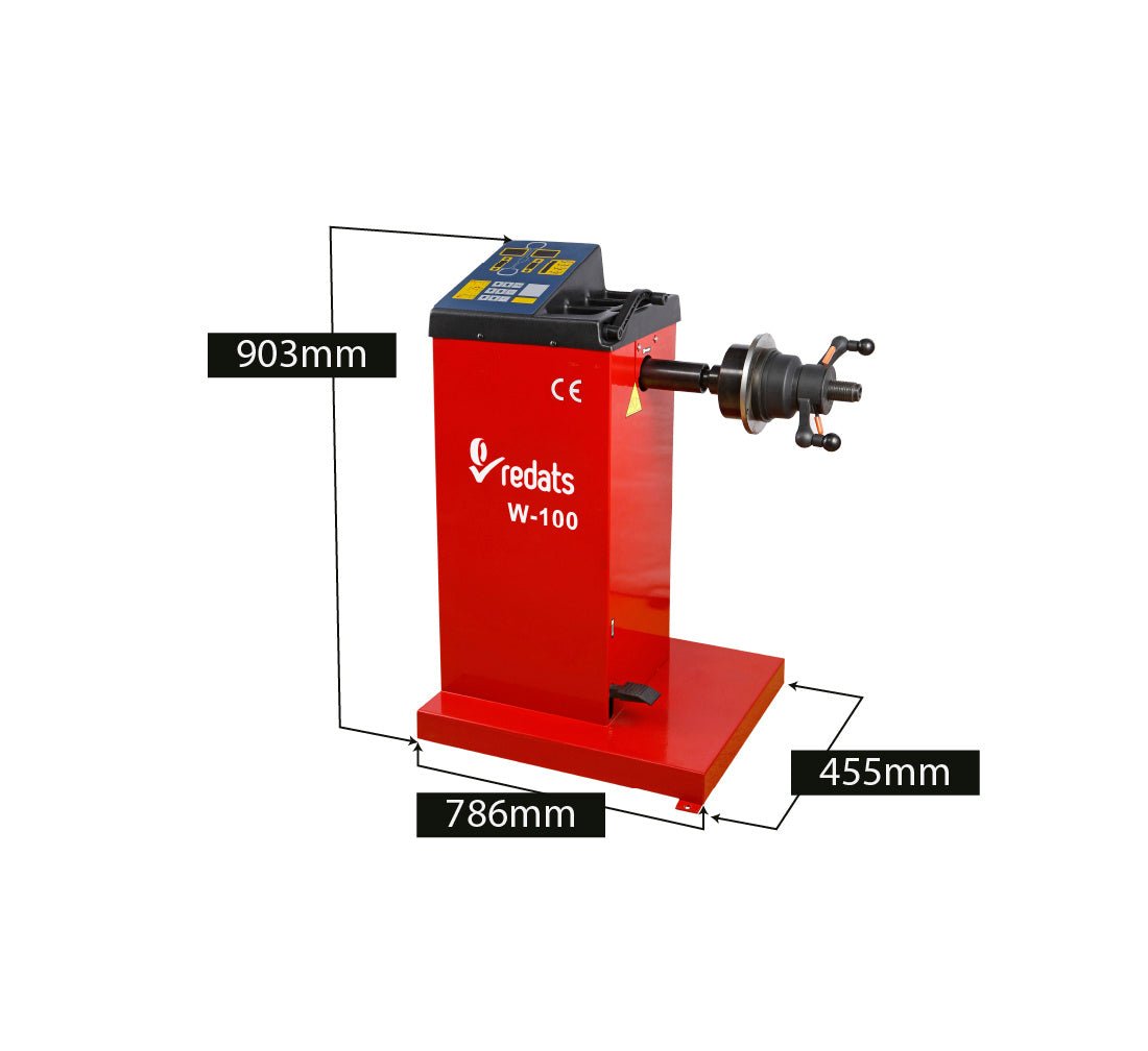REDATS W - 100 poolautomaatne rattatasakaalustaja 10–24″ - Ostuklikk