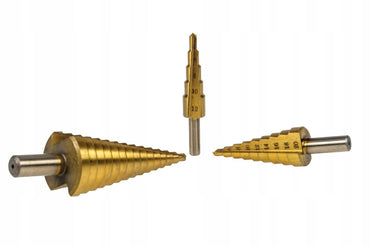 Titaaniga kaetud koonuspuuride komplekt 3 tk, 4–32 mm - Ostuklikk