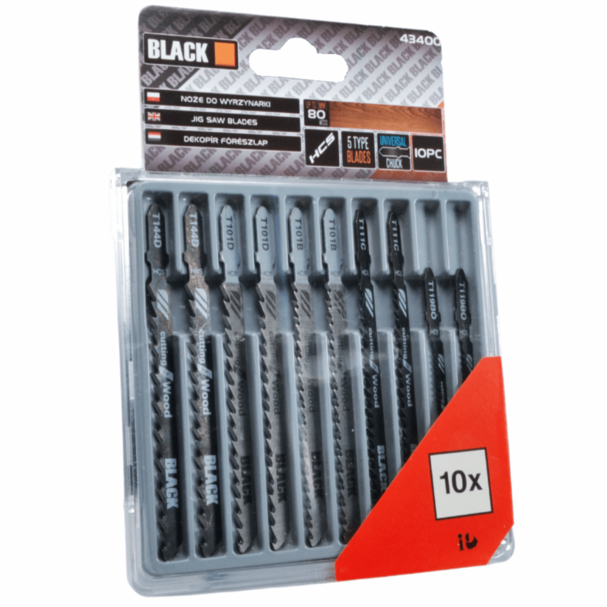 10 - osaline Tikksaeterade Komplekt - Ostuklikk