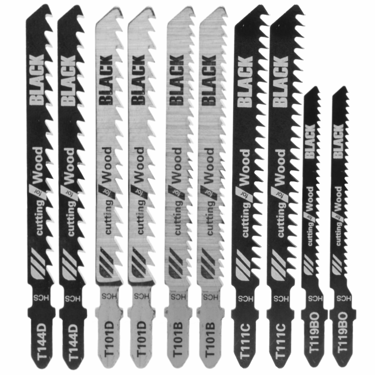 10 - osaline Tikksaeterade Komplekt - Ostuklikk