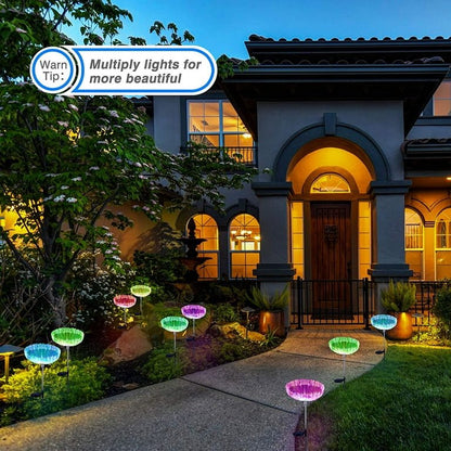 2TK Päikeseenergial töötavat LED meduusi aiavalgustit - Ostuklikk