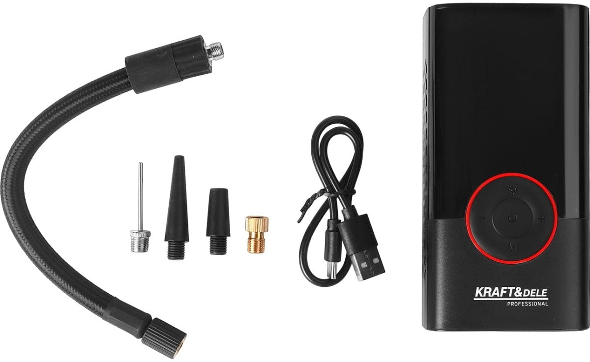 Aku - kompressor + taskulamp KD5499 – 85W, 4000 mAh, USB - C - Ostuklikk