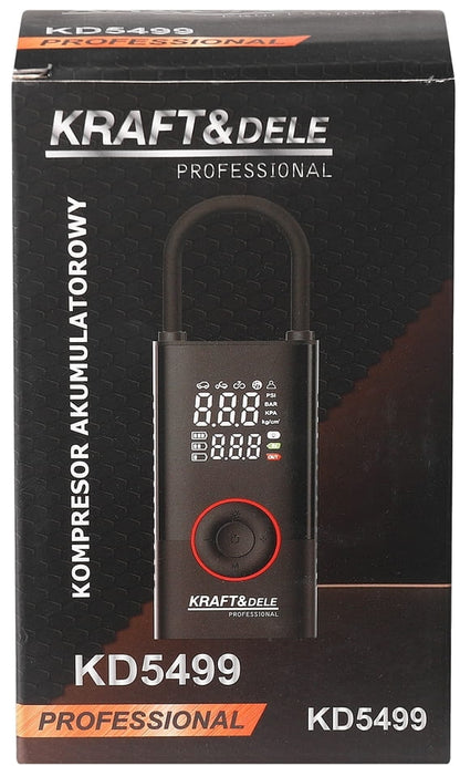 Aku - kompressor + taskulamp KD5499 – 85W, 4000 mAh, USB - C - Ostuklikk