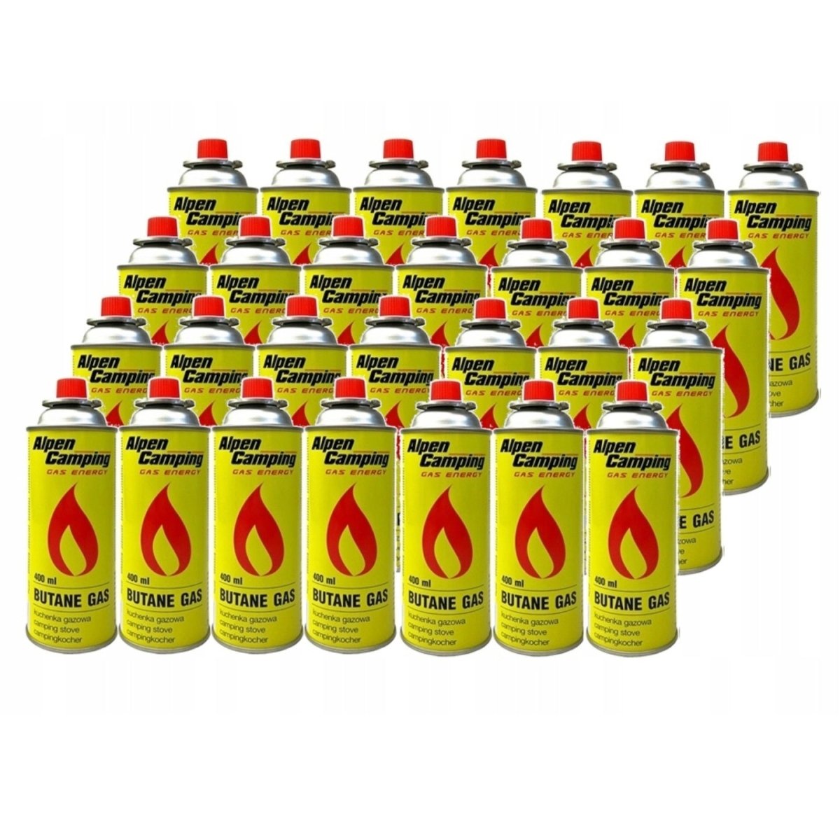 Alpen Camping gaasikassett 400 ml (28 tk) – EN417 - Ostuklikk