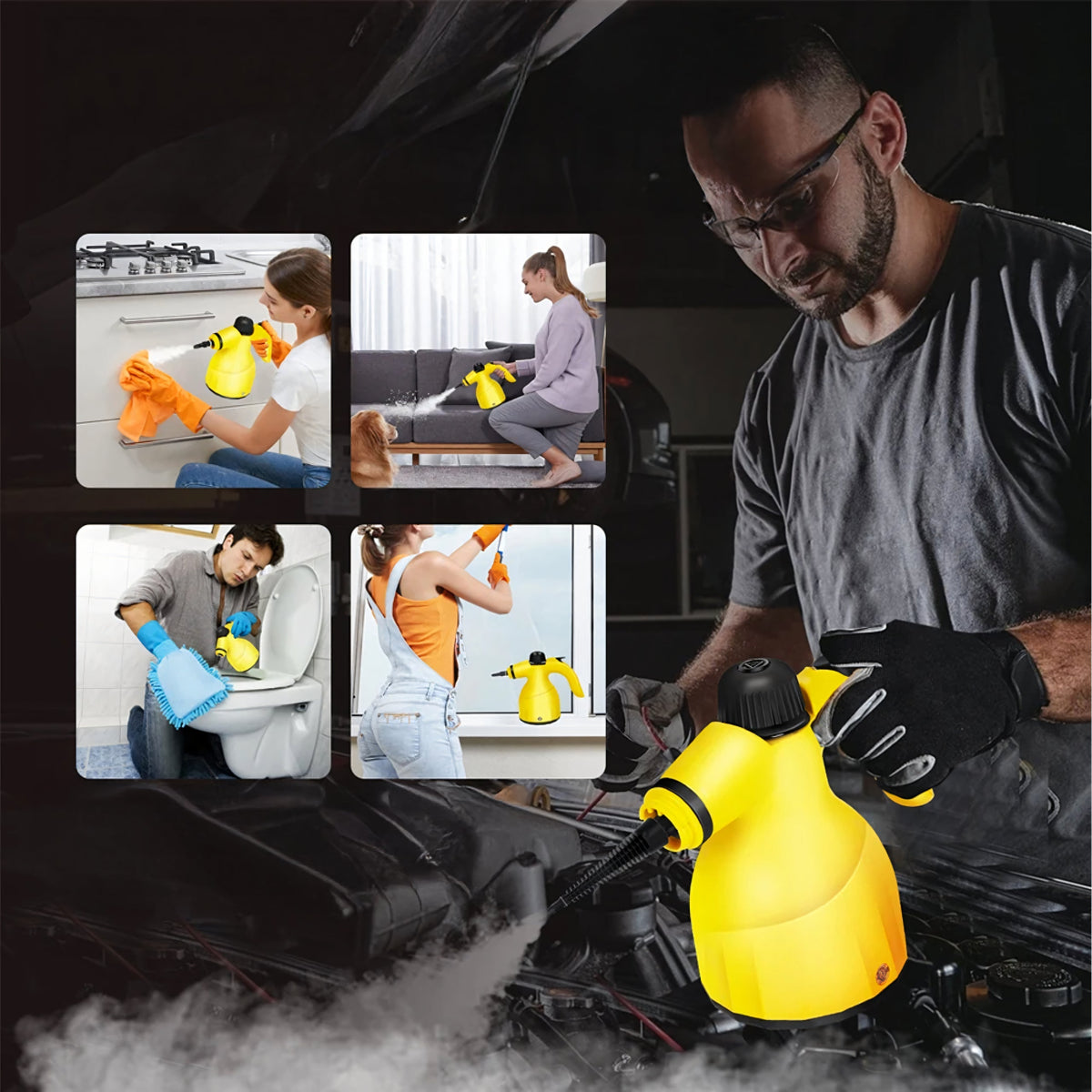 Aurupuhasti 1000 W – aurumopp + tarvikud (kuni 3 bar) - Ostuklikk