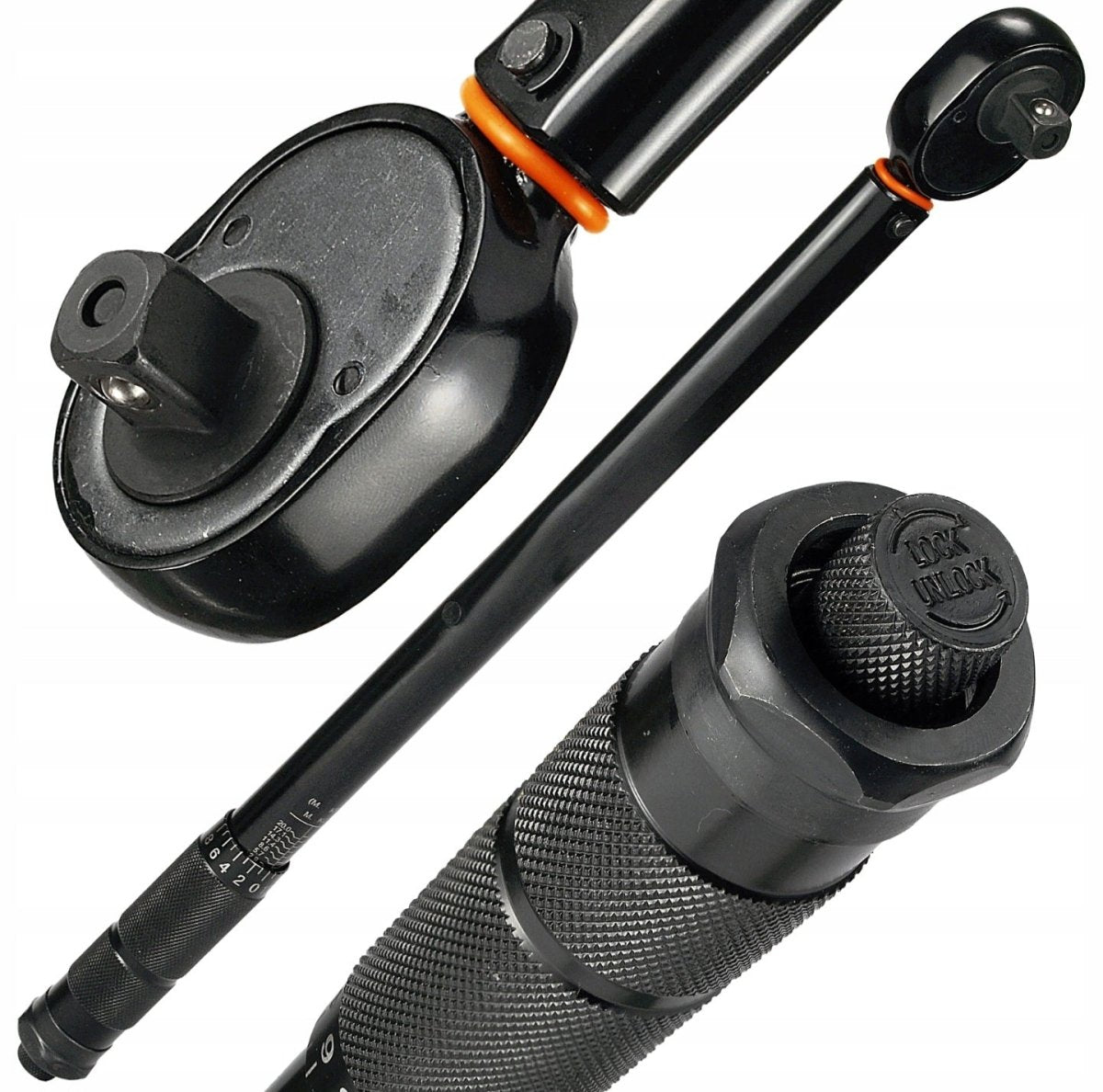 Black 1/2" momentvõti 28–210 Nm, 460 mm, CrMo/CrV - Ostuklikk