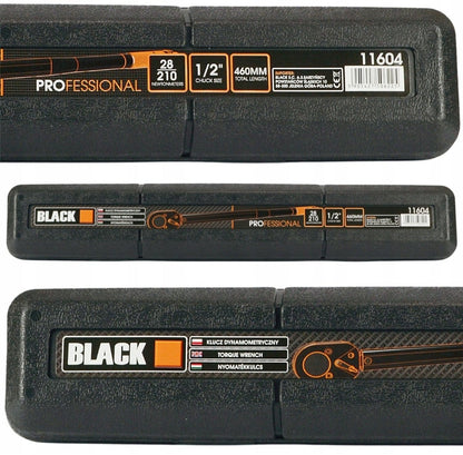 Black 1/2" momentvõti 28–210 Nm, 460 mm, CrMo/CrV - Ostuklikk