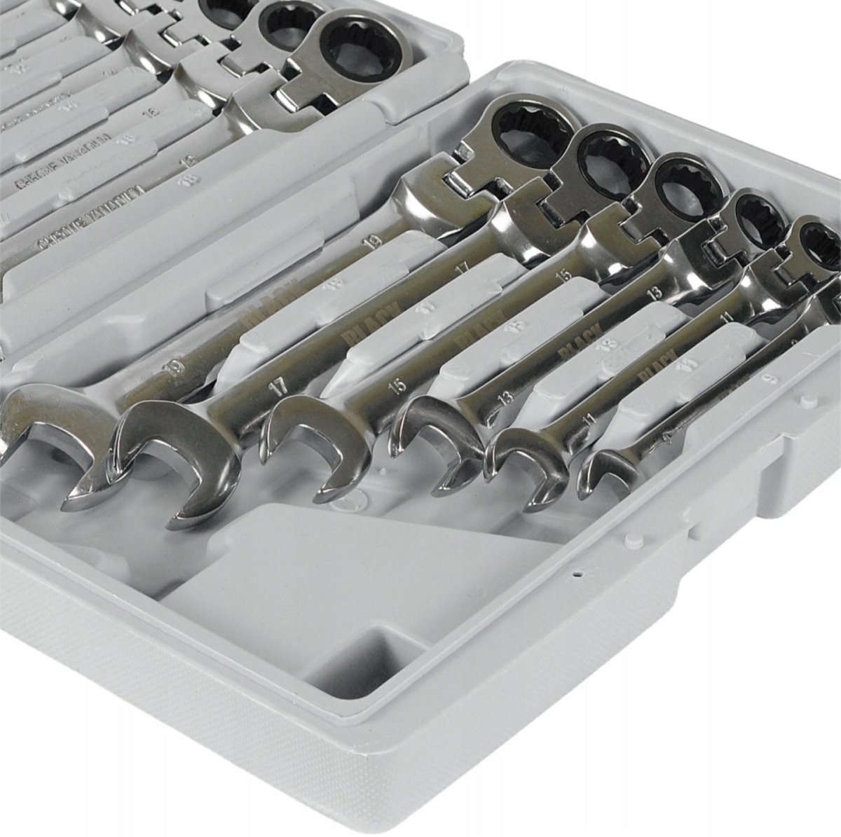 BLACK lehtnarrevõtmete komplekt 8–19 mm, 12 osa kohvris - Ostuklikk