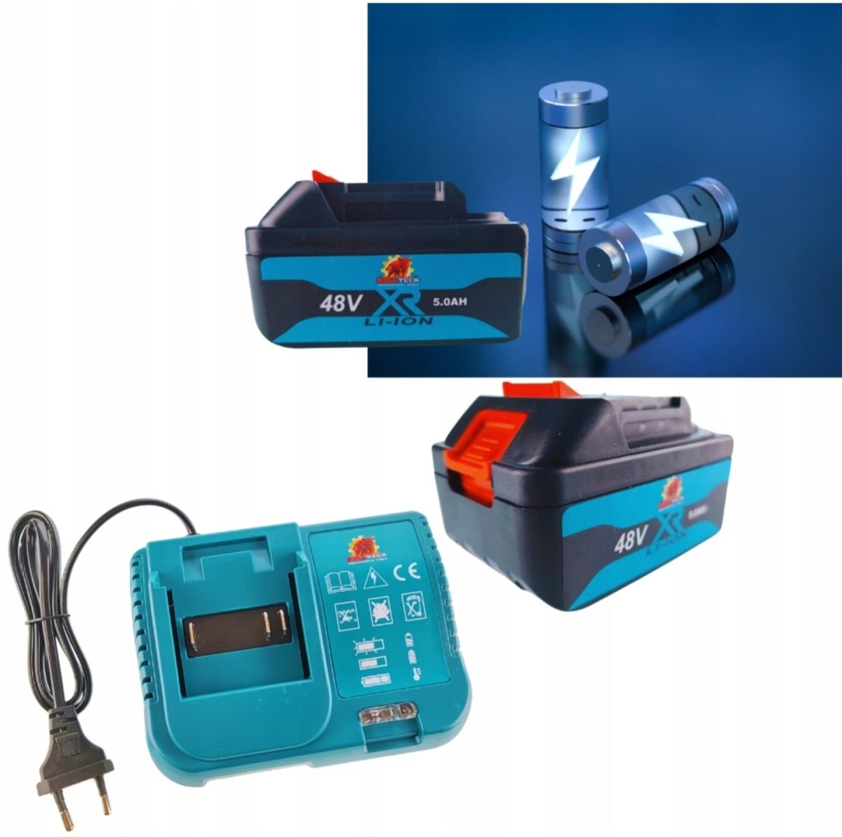 BULL - TECH BT5118 harjadeta löökmutrikeeraja 48V 2×6Ah, 580 Nm - Ostuklikk