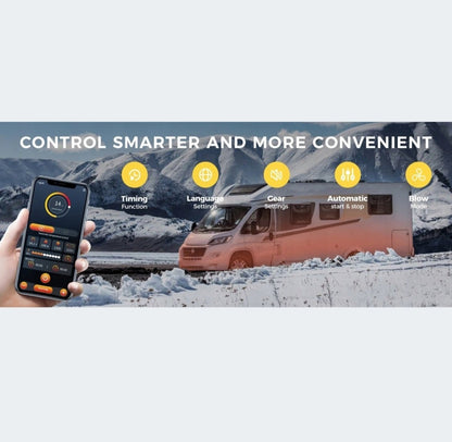 Diiselõhksoojendi BULL - TECH BT - 001E PRO 12 kW, 12/24 V, Bluetooth - Ostuklikk