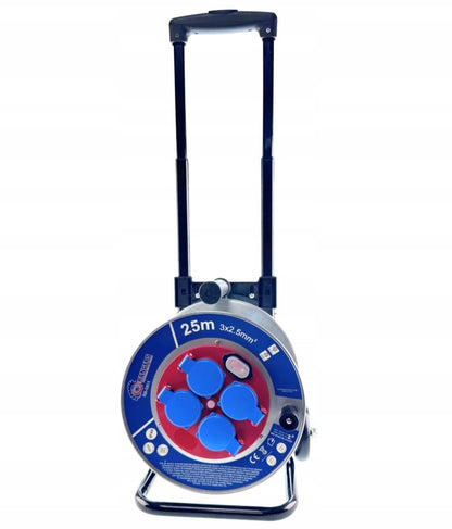 Ehitus - /aianduspikendusjuhe trumlil 25 m, 3×2,5 mm², metalltrummel (IP44) - Ostuklikk