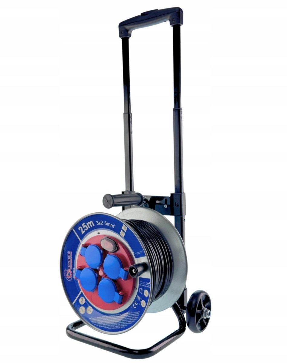 Ehitus - /aianduspikendusjuhe trumlil 25 m, 3×2,5 mm², metalltrummel (IP44) - Ostuklikk