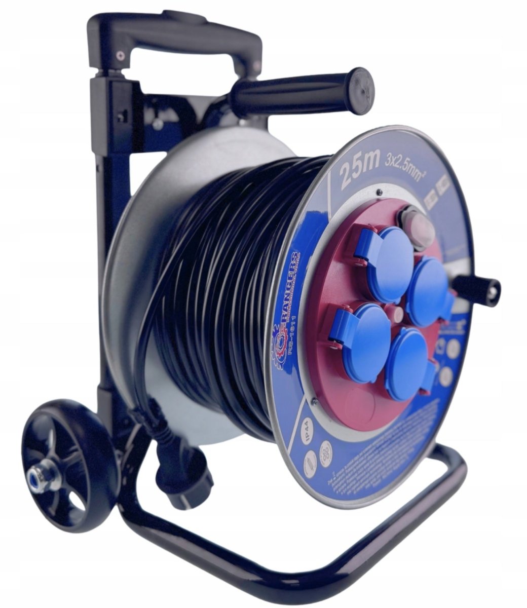 Ehitus - /aianduspikendusjuhe trumlil 25 m, 3×2,5 mm², metalltrummel (IP44) - Ostuklikk