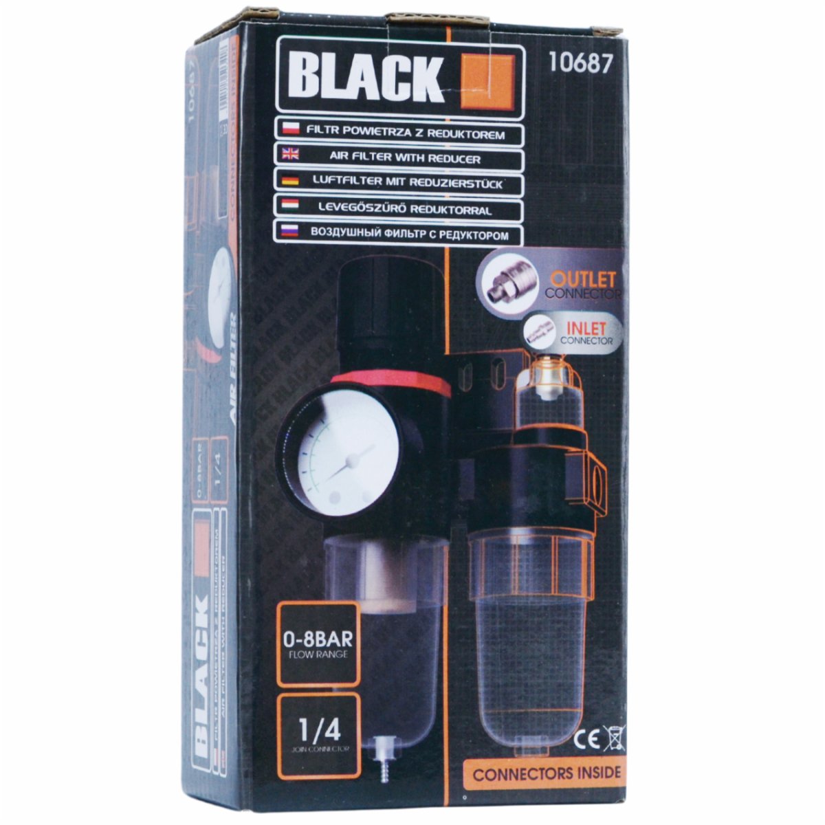 Filter Dehüdraator ja Õlireduktor Kompressorile, 1/4" - Ostuklikk