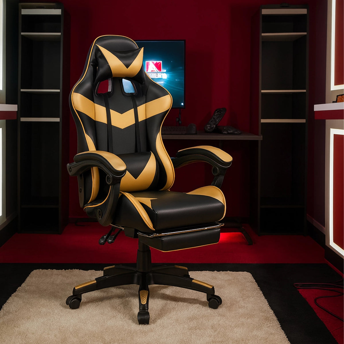 Gaming - kontoritool jalatoega kuni 150 kg - Ostuklikk