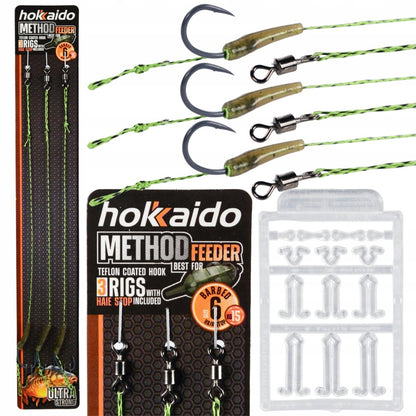 Hokkaido karbilipsud stopperiga, konks 6, 3 tk - Ostuklikk