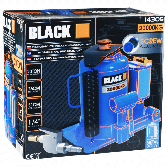 Hüdrauliline - Pneumaatiline Tõstuk 20 Tonni - Ostuklikk