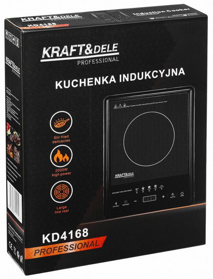 Induktsioonpliit 2000W – KRAFT&DELE KD4168, puutejuhtimine - Ostuklikk