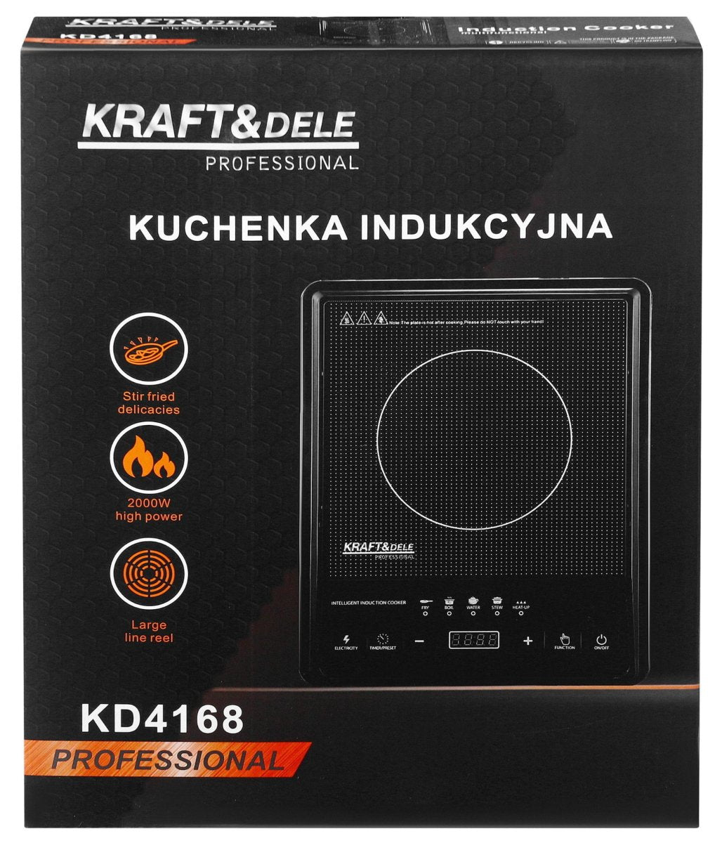 Induktsioonpliit 2000W – KRAFT&DELE KD4168, puutejuhtimine - Ostuklikk