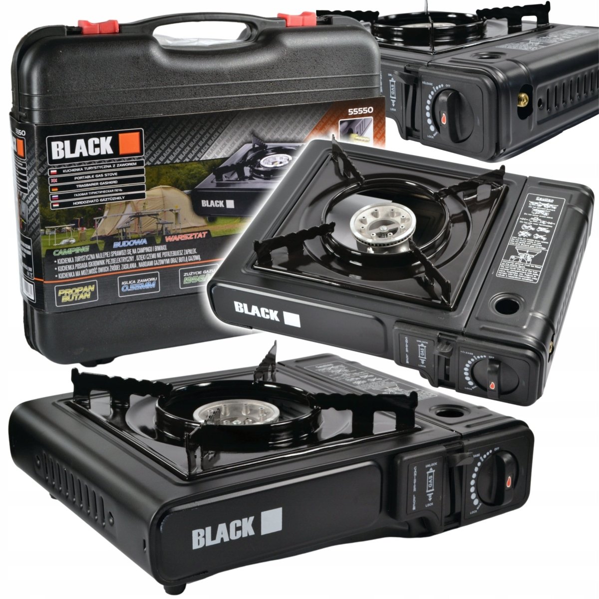 Kaasaskantav gaasipliit matkale, 2in1 - Ostuklikk