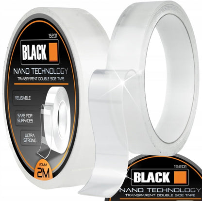 Kahepoolne nano montaažiteip 2 m x 20 mm x 1 mm - Ostuklikk