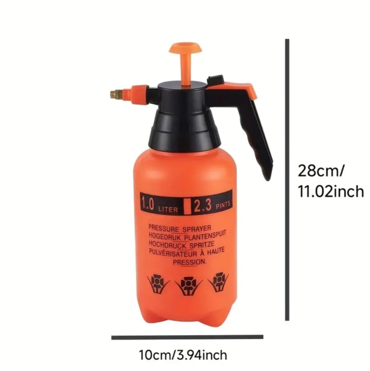 Käsisurveprits 1 L – reguleeritav pihustus, lukustatav päästik - Ostuklikk