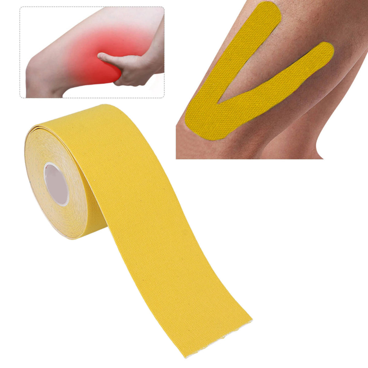 Kinesioteip SPORT PRO 5 m x 5 cm, kollane - Ostuklikk