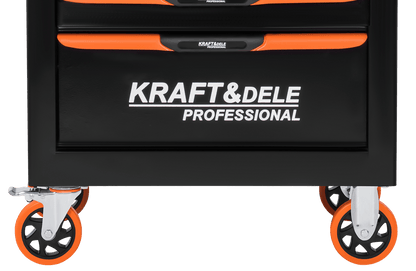 KRAFT&DELE KD1079 tööriistakapp (tühi) – 7 sahtlit, terasest tööpind - Ostuklikk