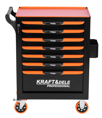 KRAFT&DELE KD1079 tööriistakapp (tühi) – 7 sahtlit, terasest tööpind - Ostuklikk