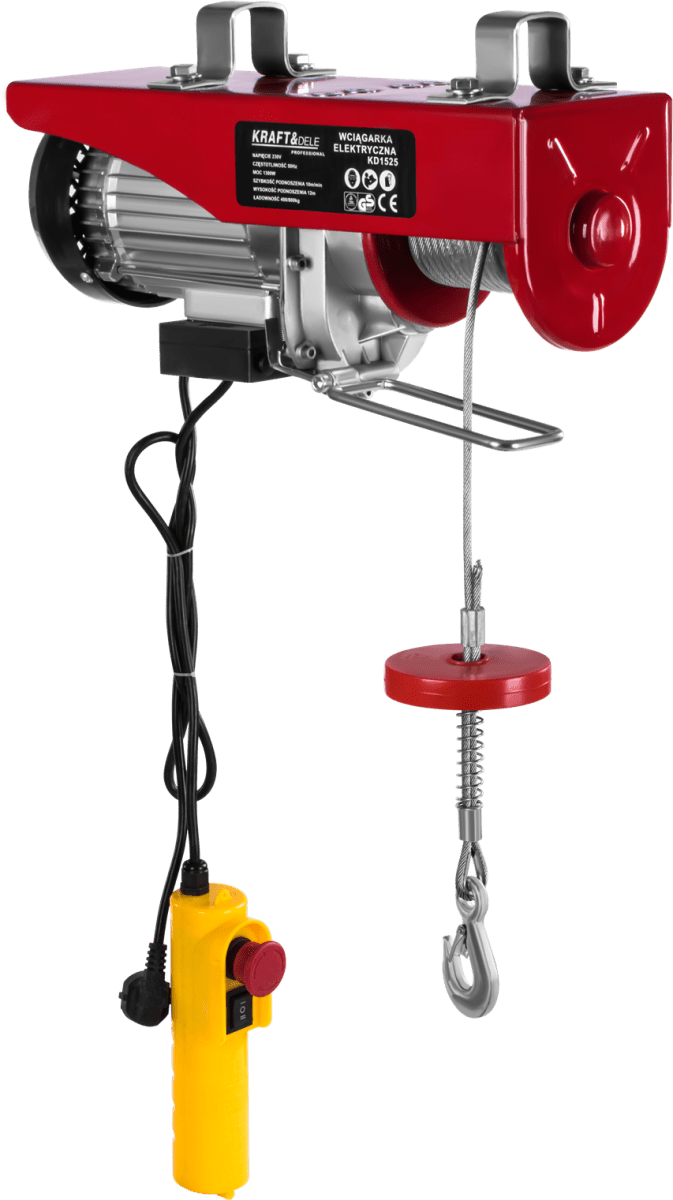 KRAFT&DELE KD1525 elektriline trossvints 250/500 kg, 12 m - Ostuklikk
