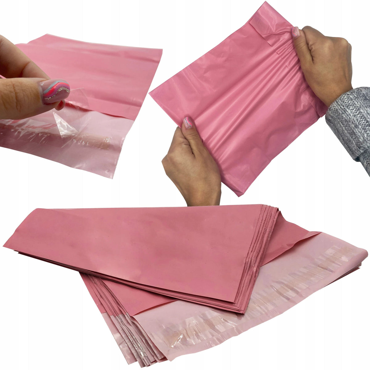 Kullerikileümbrikud roosad B3 400 × 500 mm – 50 tk - Ostuklikk
