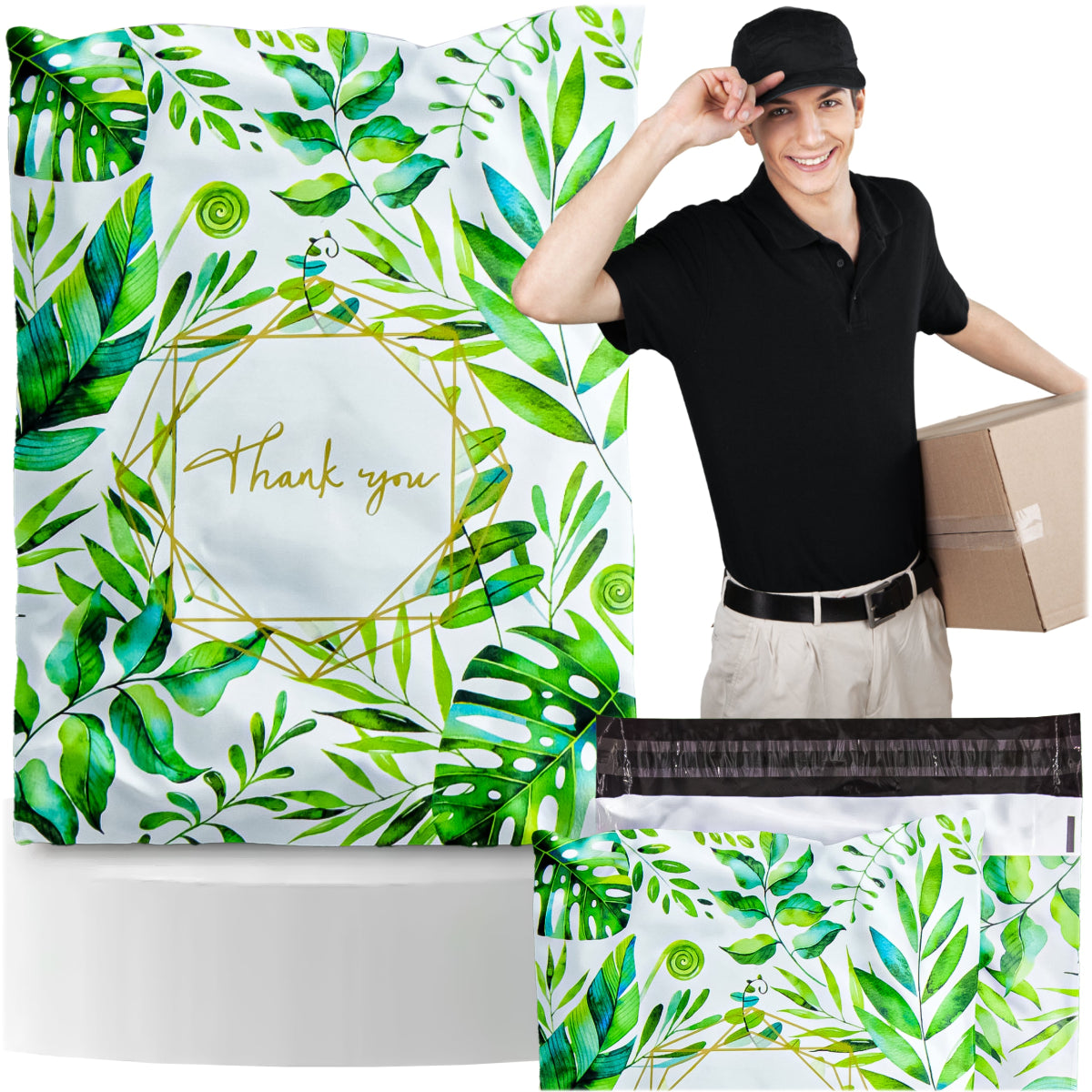 Kullerikileümbrikud „THANK YOU” 310 × 420 mm – 50 tk - Ostuklikk