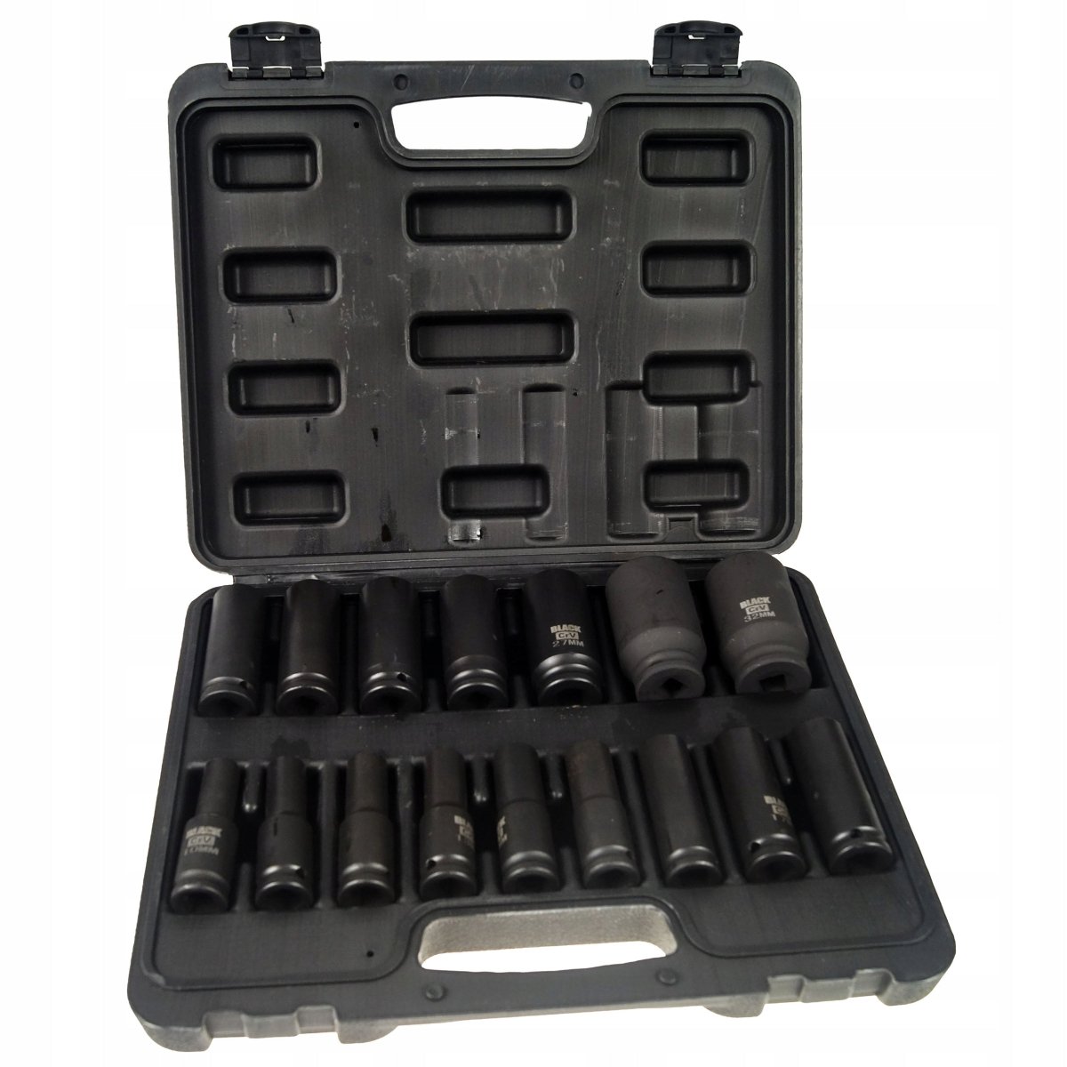 Kuuskant 1/2" Löökpadrunite Komplekt 10 - 32MM (16 tk) – Black, CRV - Ostuklikk