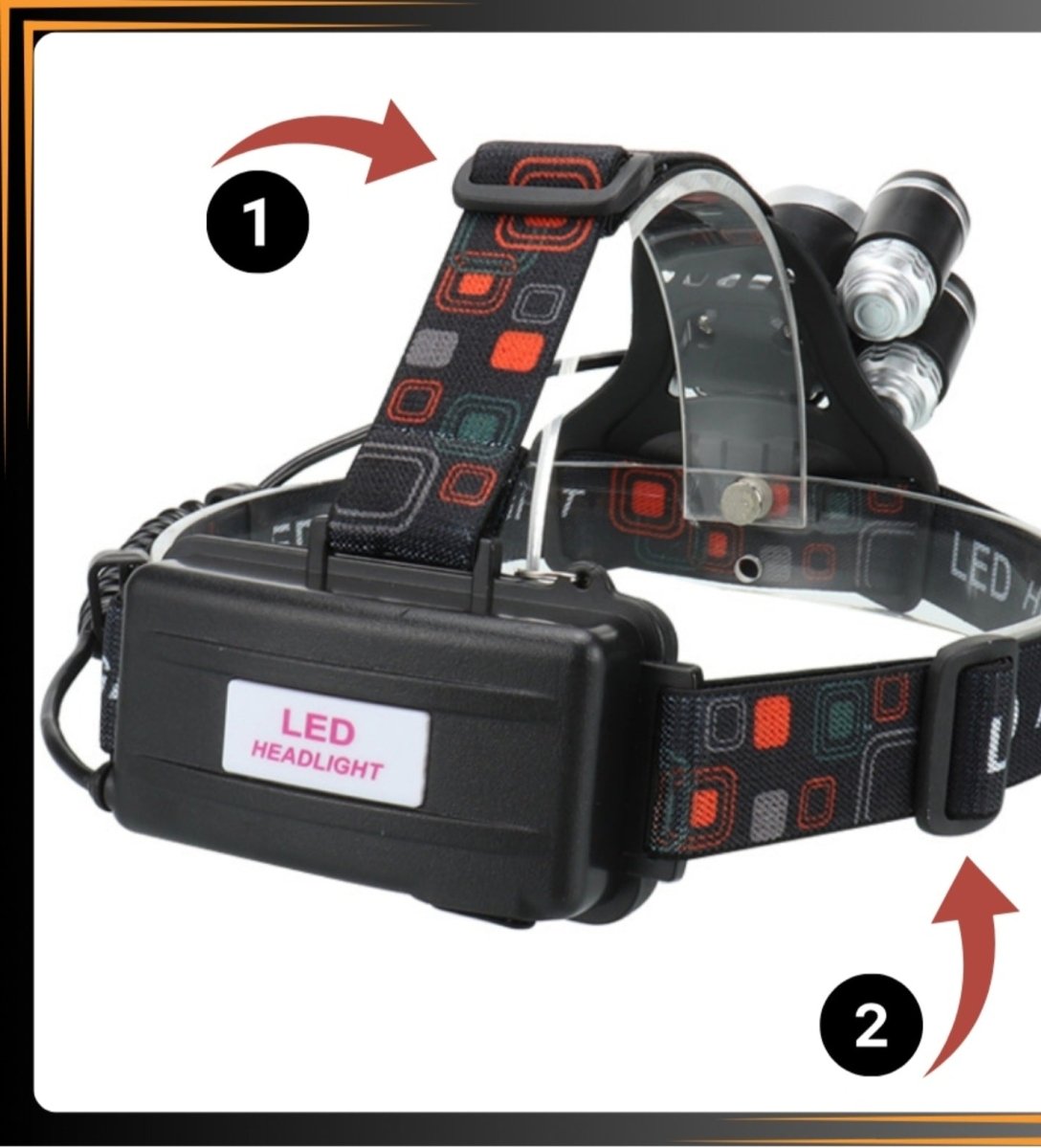 Laetav 5×LED pealamp IPX5, 2×18650, 5 režiimi (ARSA GO) - Ostuklikk