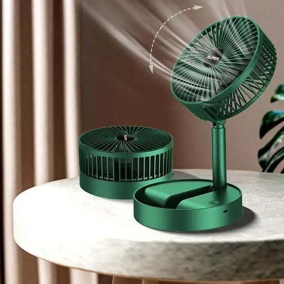 Laetav kokkupandav ventilaator – USB - C, kuni 10 h tööaeg - Ostuklikk