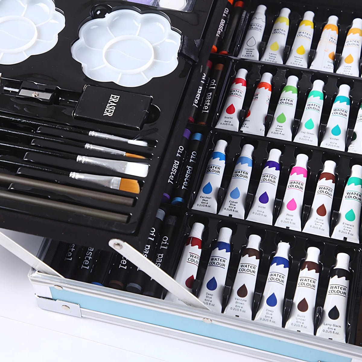 Laste kunstikomplekt 145 osa roosas kohvris - Ostuklikk