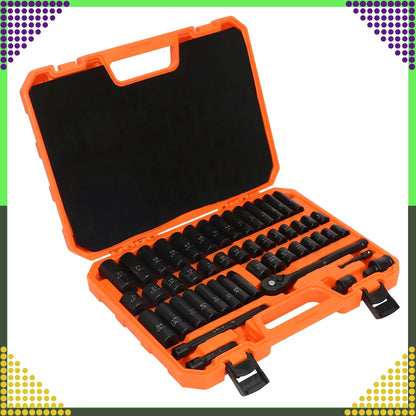 Lööktopsikute ja padrunvõtmete komplekt 3/8'', 50 osa - Ostuklikk