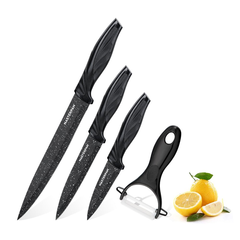 Masterpan 4 - osaline mustade nugade komplekt valgete täppidega - Ostuklikk