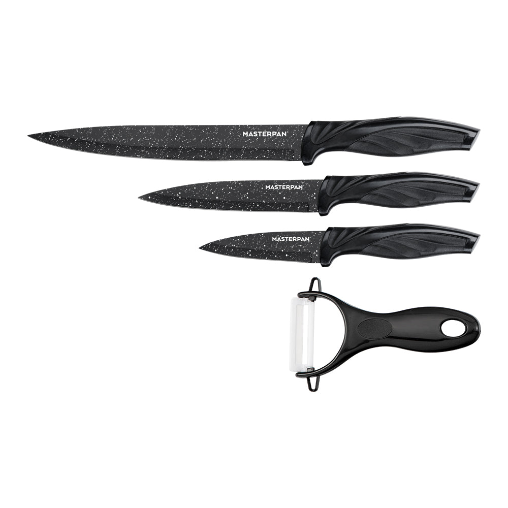 Masterpan 4 - osaline mustade nugade komplekt valgete täppidega - Ostuklikk