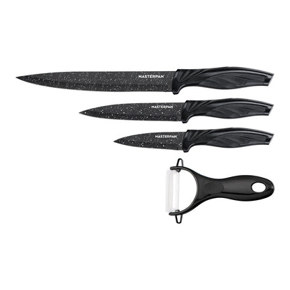 Masterpan 4 - osaline mustade nugade komplekt valgete täppidega - Ostuklikk