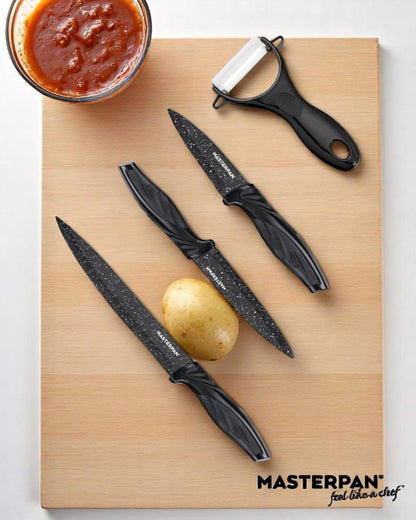 Masterpan 4 - osaline mustade nugade komplekt valgete täppidega - Ostuklikk