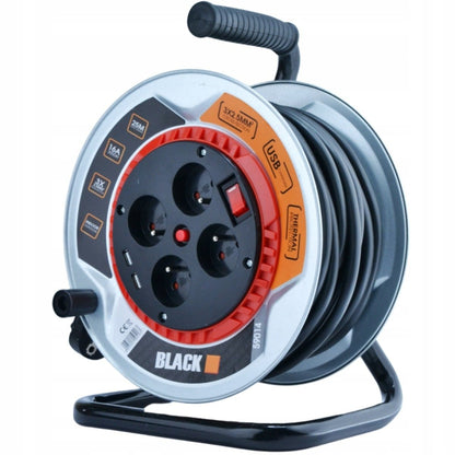 Pikendusjuhe trumlil 25m/USB/ON/OFF - Ostuklikk