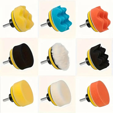 Poleerimispadjad ja - švammid trellipoleerijale, 80 mm – 11 - osaline - Ostuklikk