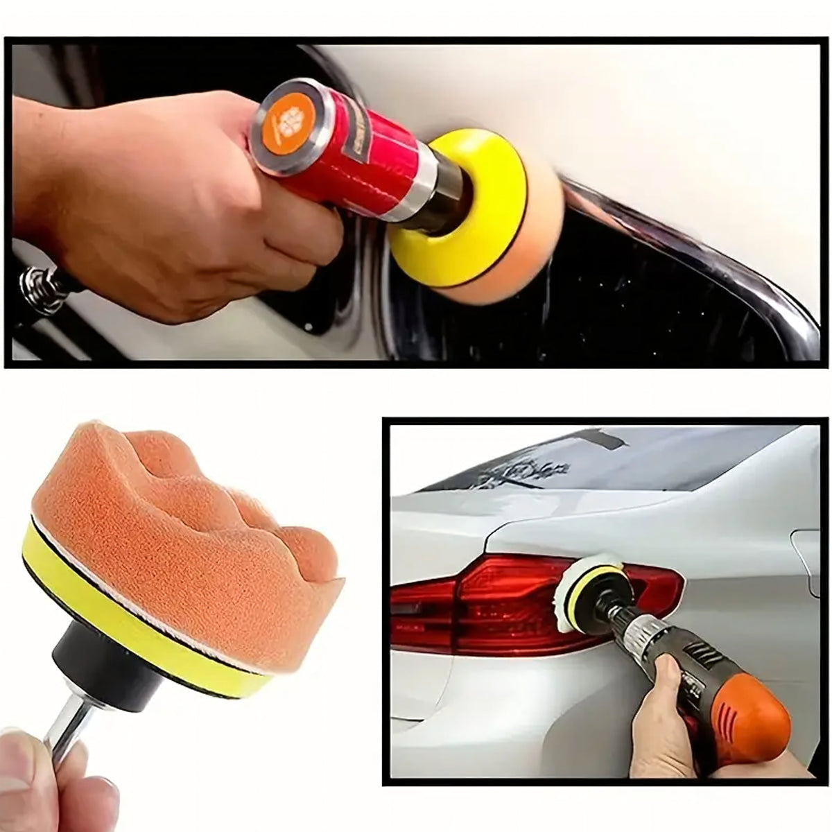 Poleerimispadjad ja - švammid trellipoleerijale, 80 mm – 11 - osaline - Ostuklikk