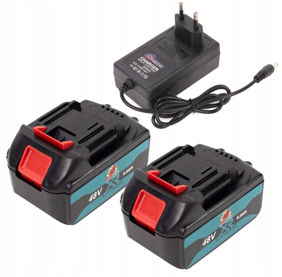 RANGERS RS - 1203 akusegisti 48V – 2×5,0Ah, harjavaba, 2 segutera - Ostuklikk