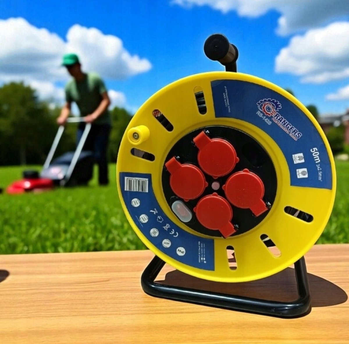 RANGERS RS - 1423 pikendusjuhe trumlil 50 m 3×2,5 IP44 - Ostuklikk