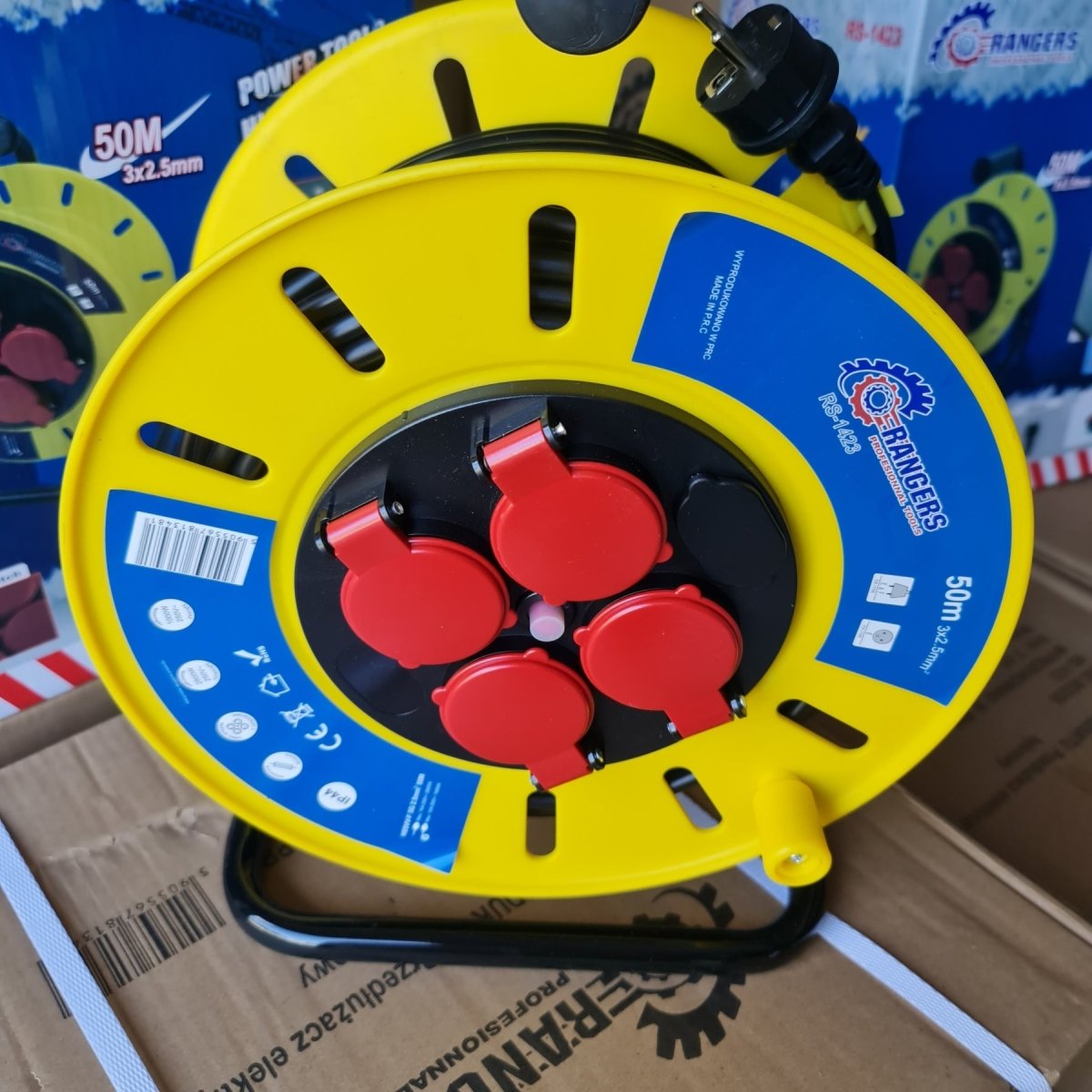 RANGERS RS - 1423 pikendusjuhe trumlil 50 m 3×2,5 IP44 - Ostuklikk